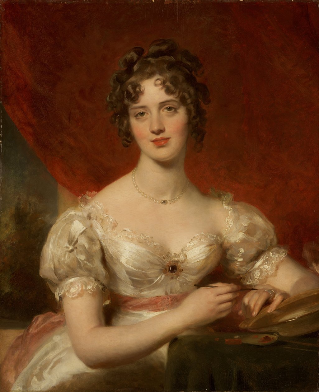 Mary Anne Bloxam (később Mrs. Frederick H. Hemming) arcképe alkotó: Thomas Lawrence