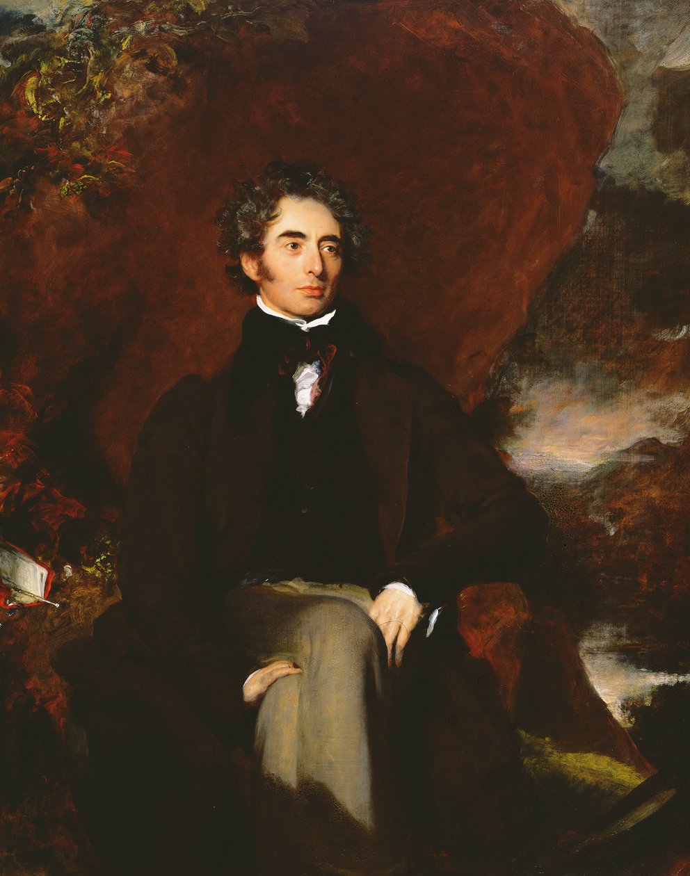 Robert Southey (1774-1843) angol költő és levélember portréja alkotó: Thomas Lawrence