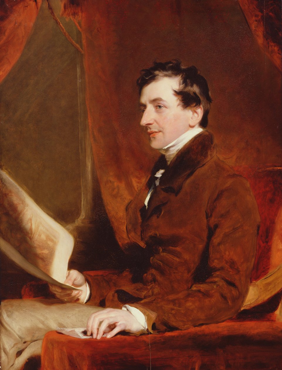 Samuel Woodburn portréja, 1820 körül alkotó: Thomas Lawrence