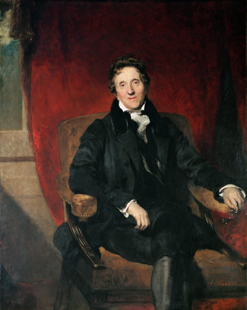 Sir John Soane (1753-1837) portréja 1829 alkotó: Thomas Lawrence