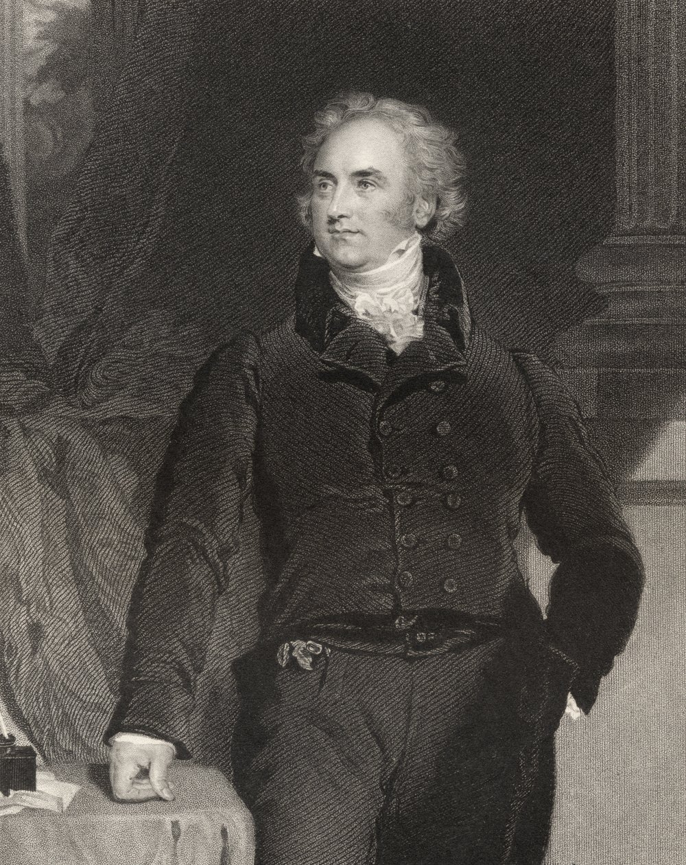 Sir Astley Paston Cooper, metszett J Cochran, a National Portrait Gallery III. kötetéből, megjelent 1835 körül alkotó: Thomas Lawrence