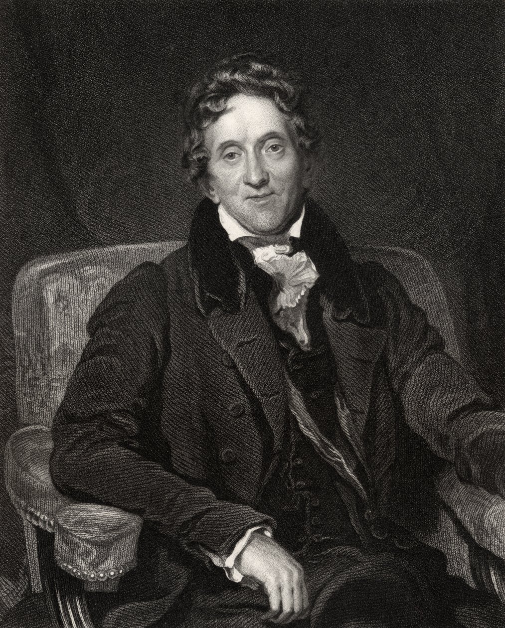 Sir John Soane, J. Thomson metszete, a National Portrait Gallery V. kötetéből, megjelent 1835 körül alkotó: Thomas Lawrence