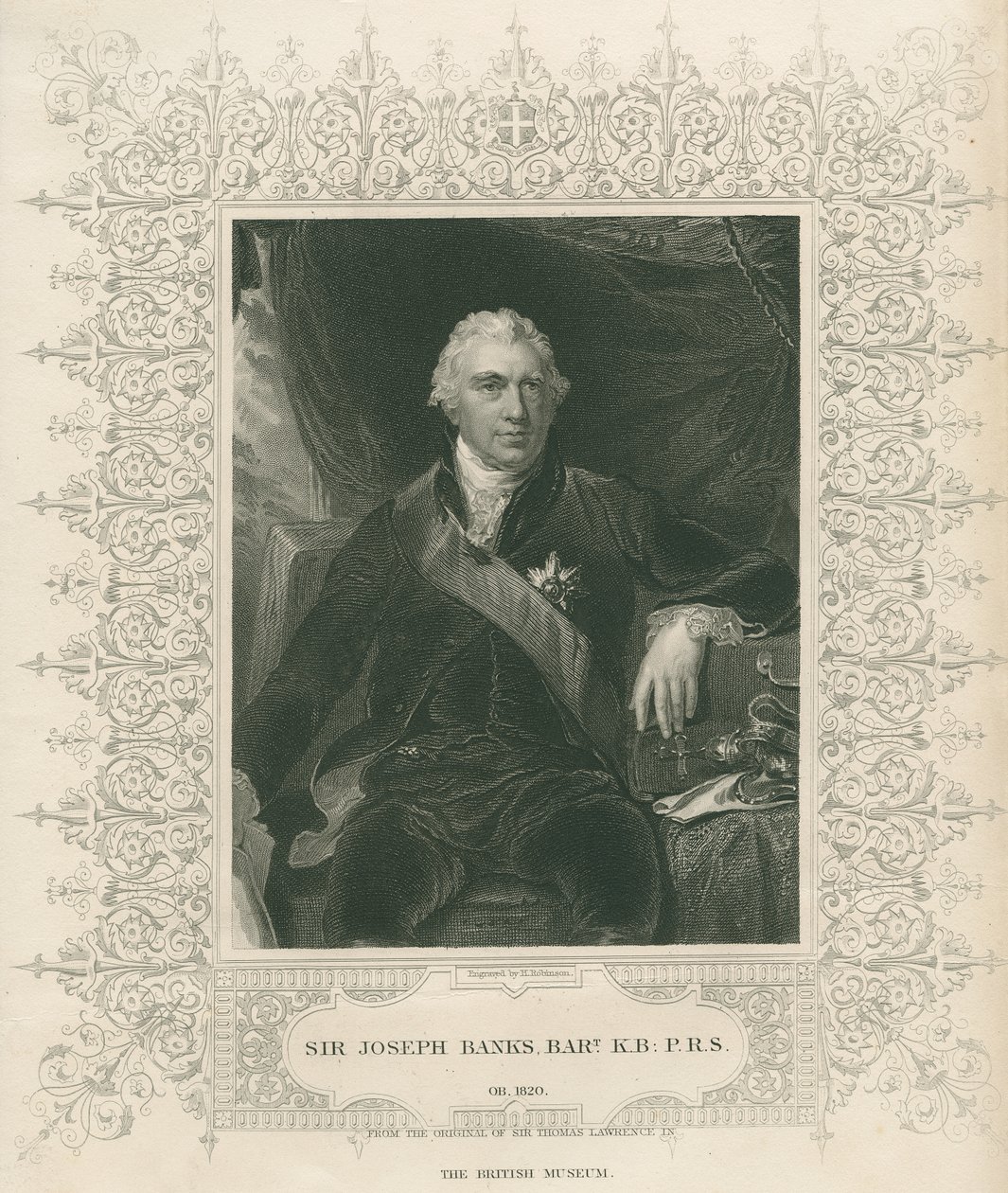 Sir Joseph Banks alkotó: Thomas Lawrence