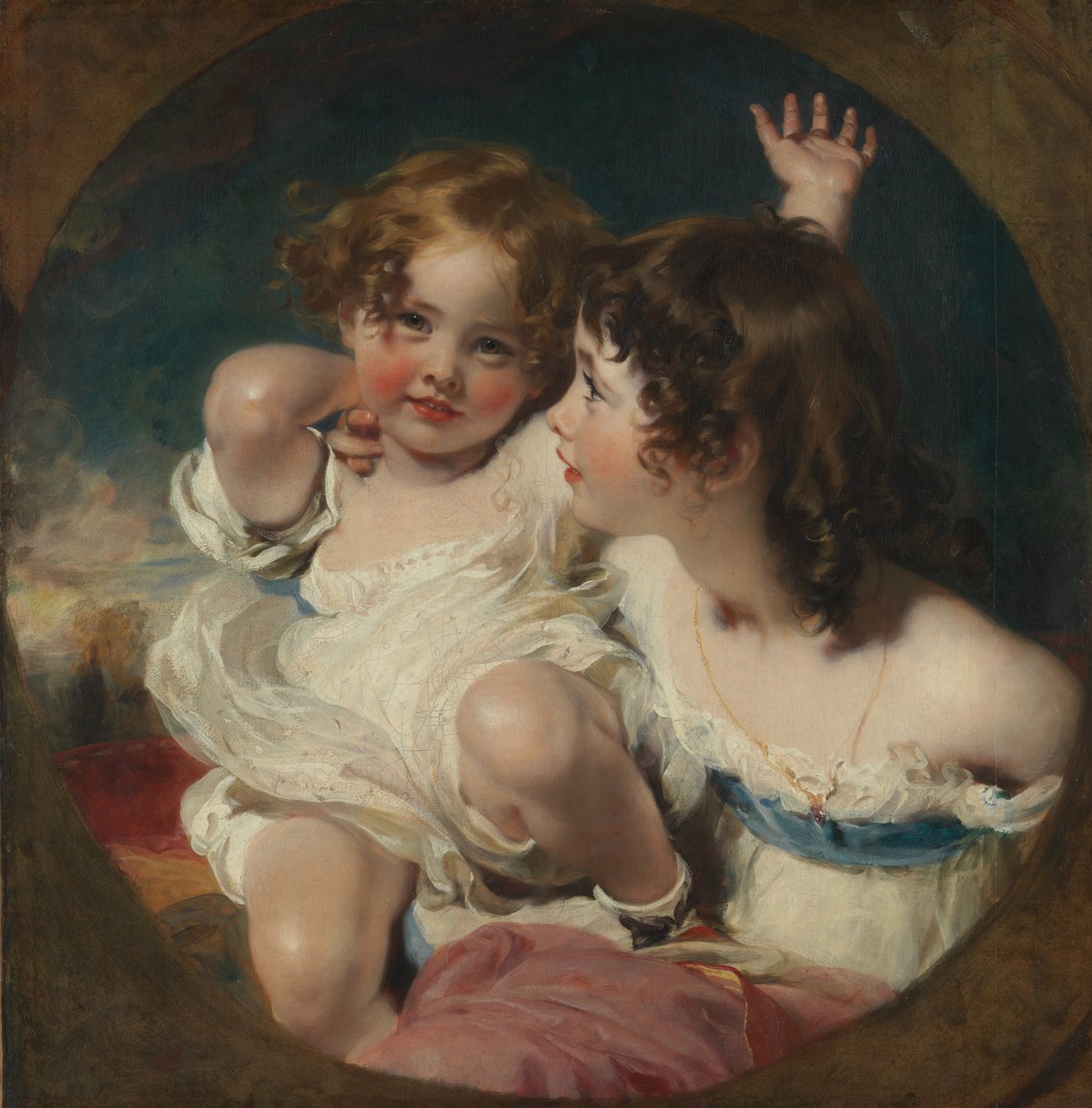 The Calmady Children (Emily, 1818–1906 és Laura Anne, 1820–94), 1823 alkotó: Thomas Lawrence