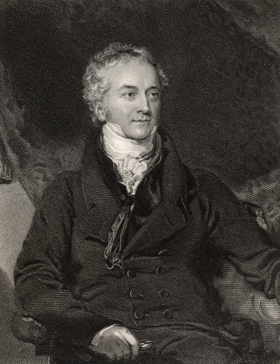 Thomas Young, metszett G. Adcock, a National Portrait Gallery II. kötetéből, megjelent 1835 körül alkotó: Thomas Lawrence