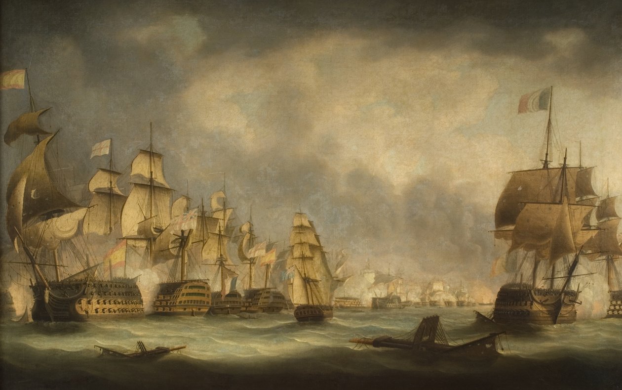 Egy tengeri csata alkotó: Thomas Luny