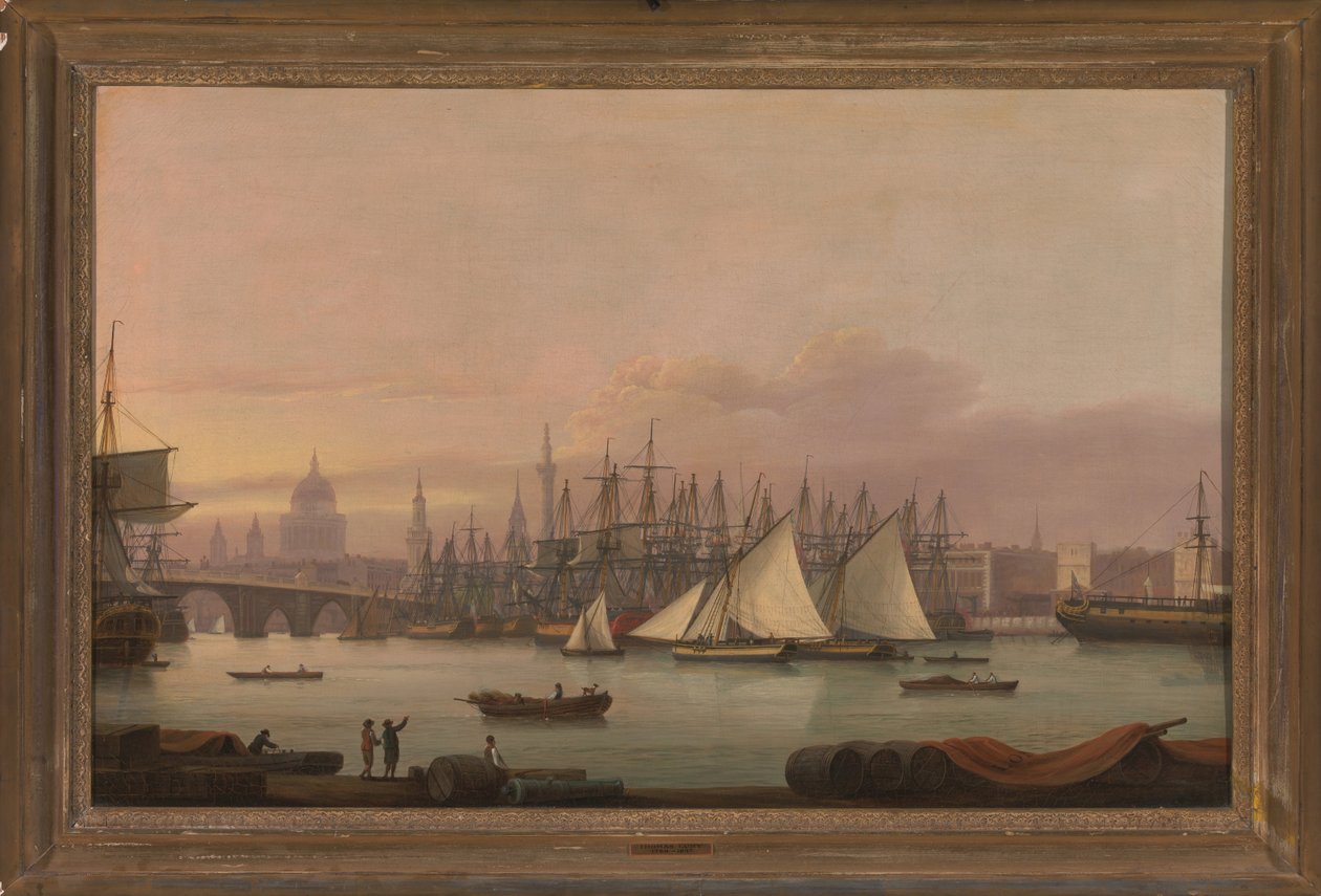 A londoni kikötő alkotó: Thomas Luny