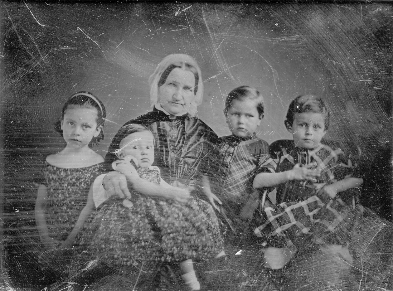 Mrs. Ernst Carl Angelrodt (Eliza Westhoff) és gyermekei alkotó: Thomas M. Easterly