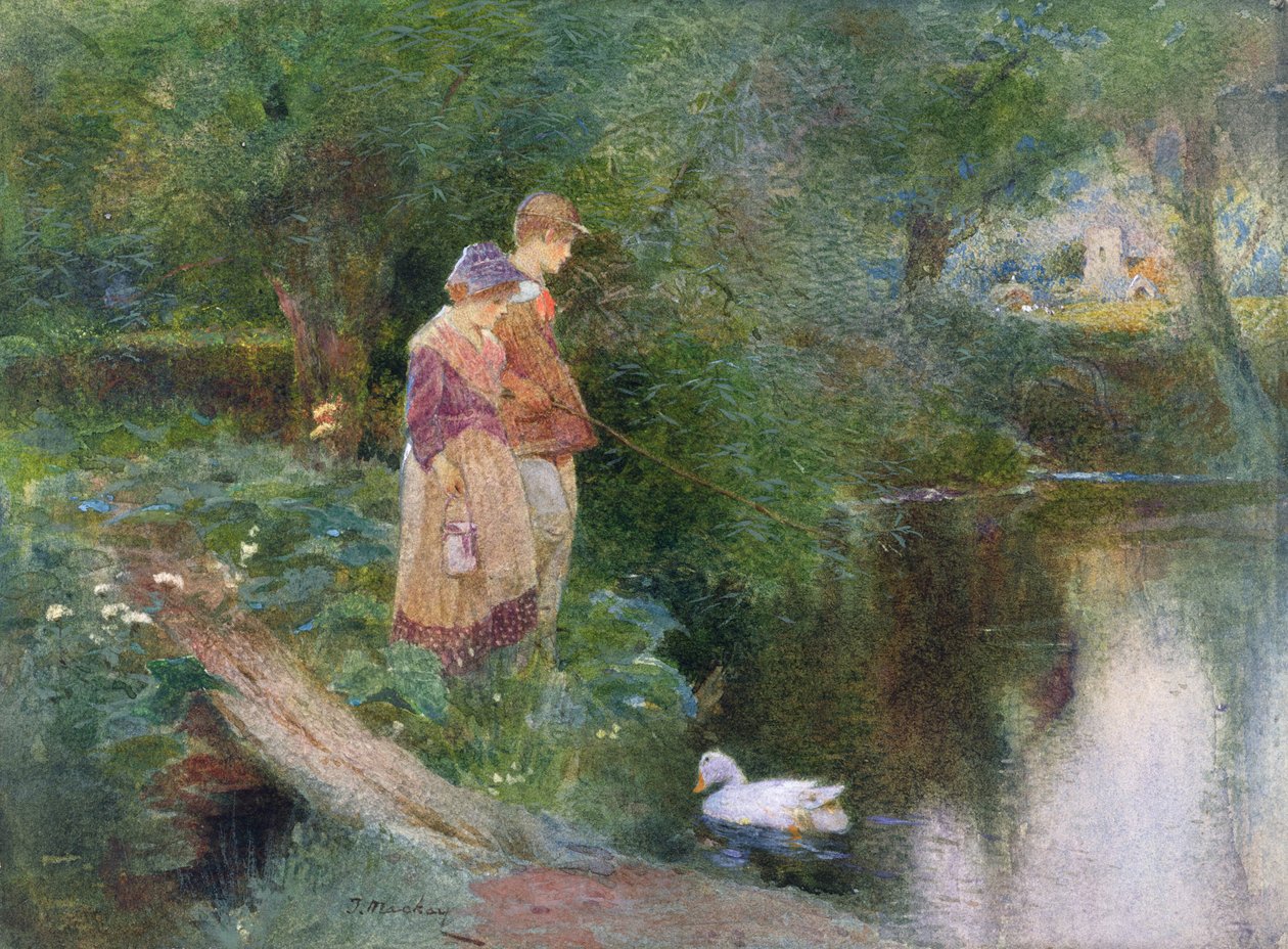 A Fiatal Horgászok alkotó: Thomas Mackay