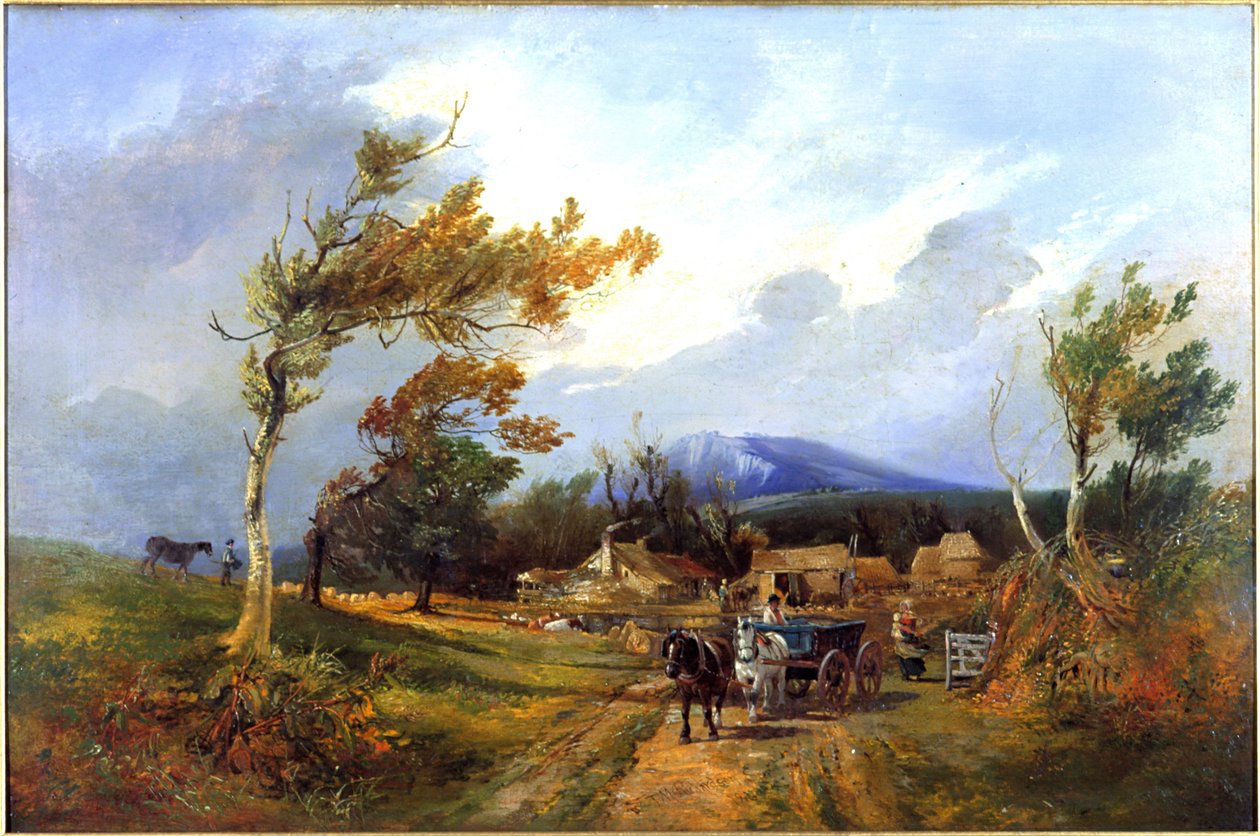 Teesdale (olaj, panel (fa)) alkotó: Thomas Miles Richardson