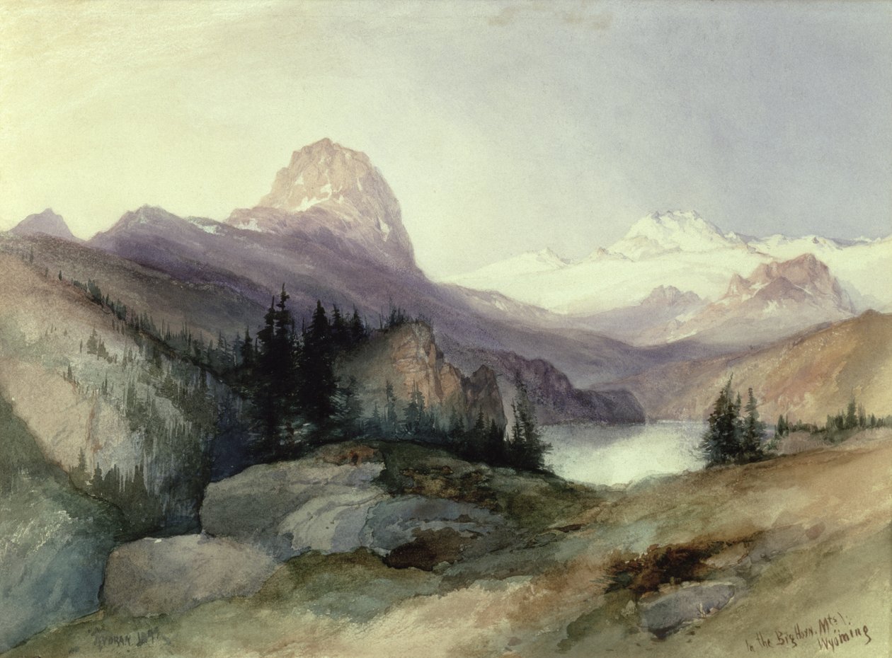 A Bighorn-hegységben, 1889 alkotó: Thomas Moran