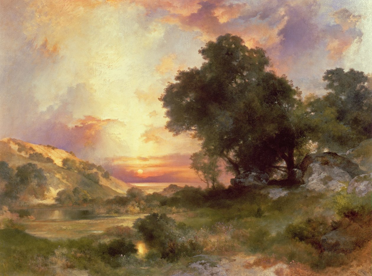 Táj, 1920 alkotó: Thomas Moran
