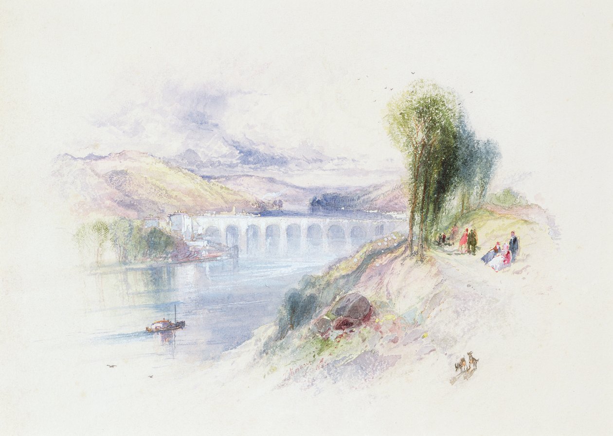 A Schuylkill folyó alkotó: Thomas Moran
