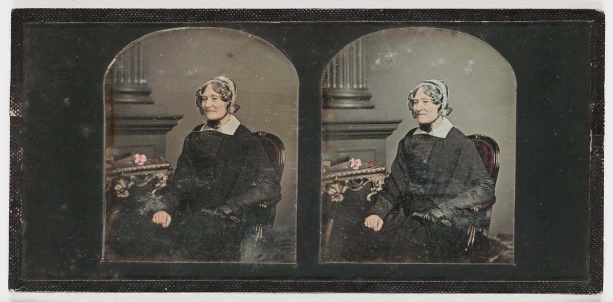 Egy idős nő portréja, 1855 körül (dagerrotípia) alkotó: Thomas Richard Williams