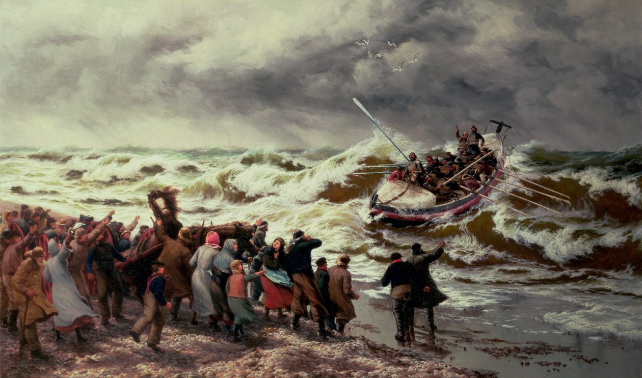 A mentőcsónak visszatérése alkotó: Thomas Rose Miles