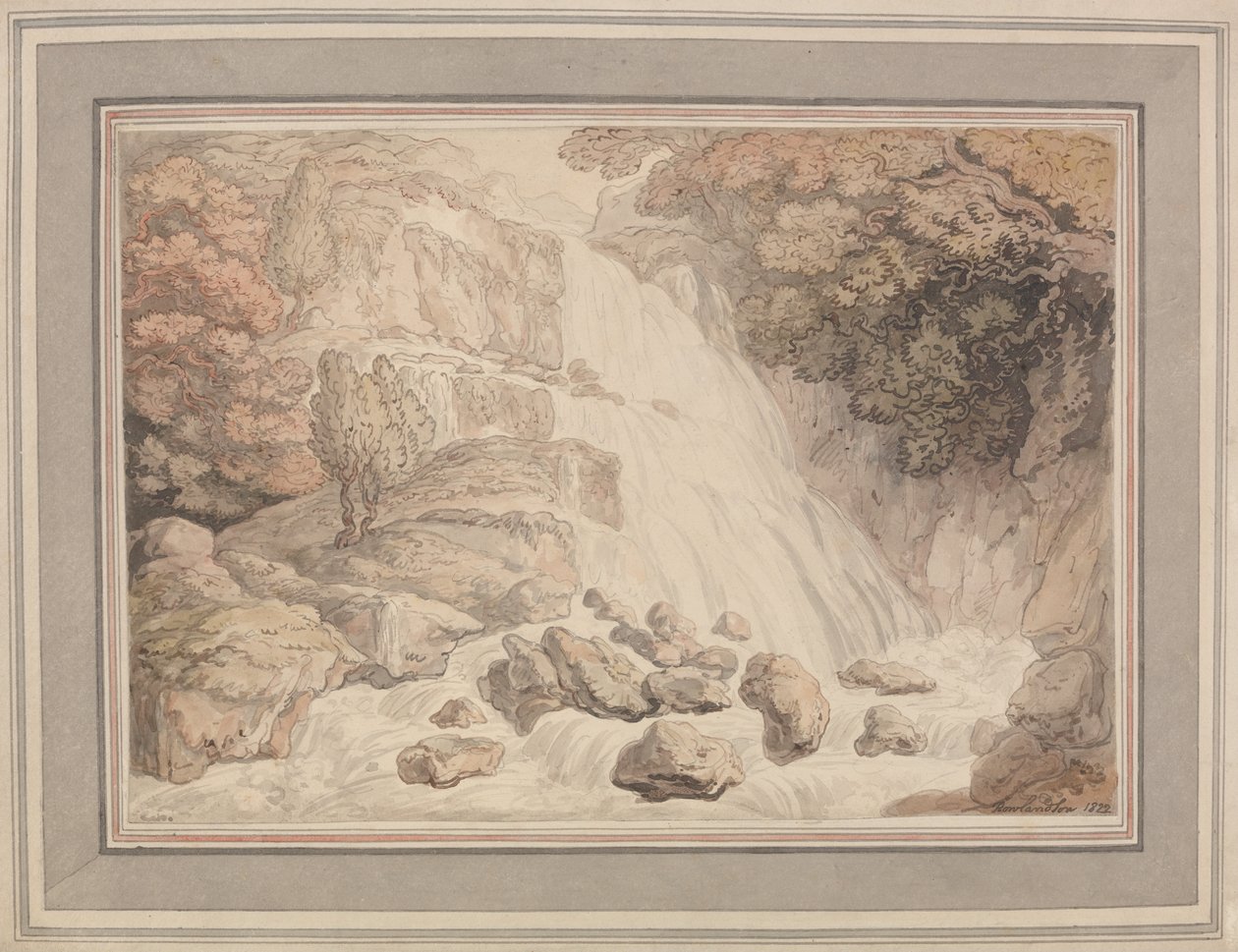 Magas vízesés alkotó: Thomas Rowlandson