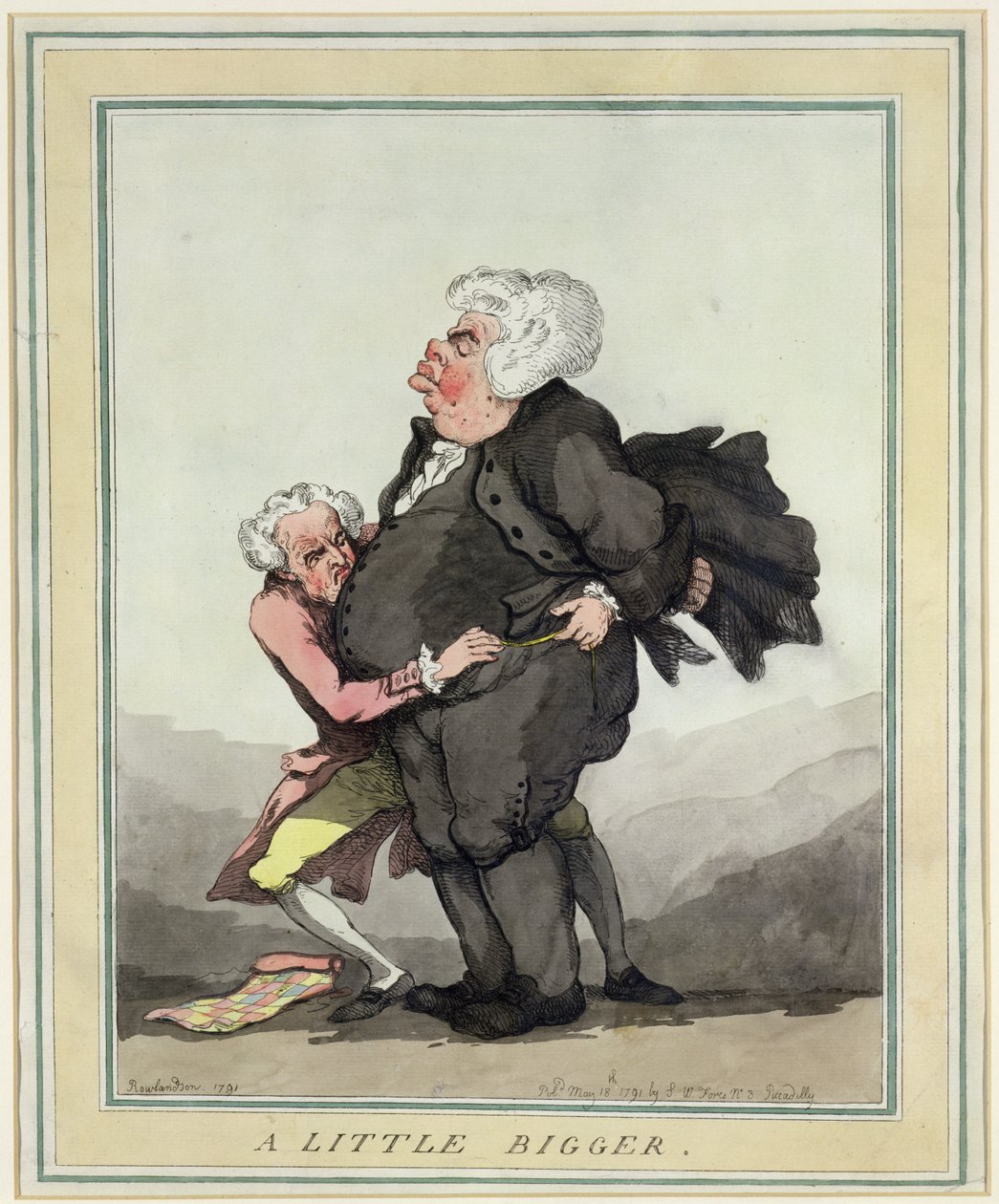 Egy kicsit nagyobb, kocsma. szerző: S.W. Fores, 1791 (színes rézkarc) (125715 pár) alkotó: Thomas Rowlandson