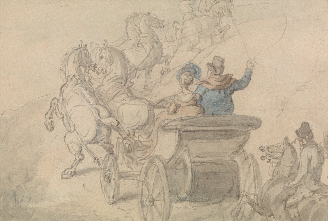Phaeton és hat alkotó: Thomas Rowlandson