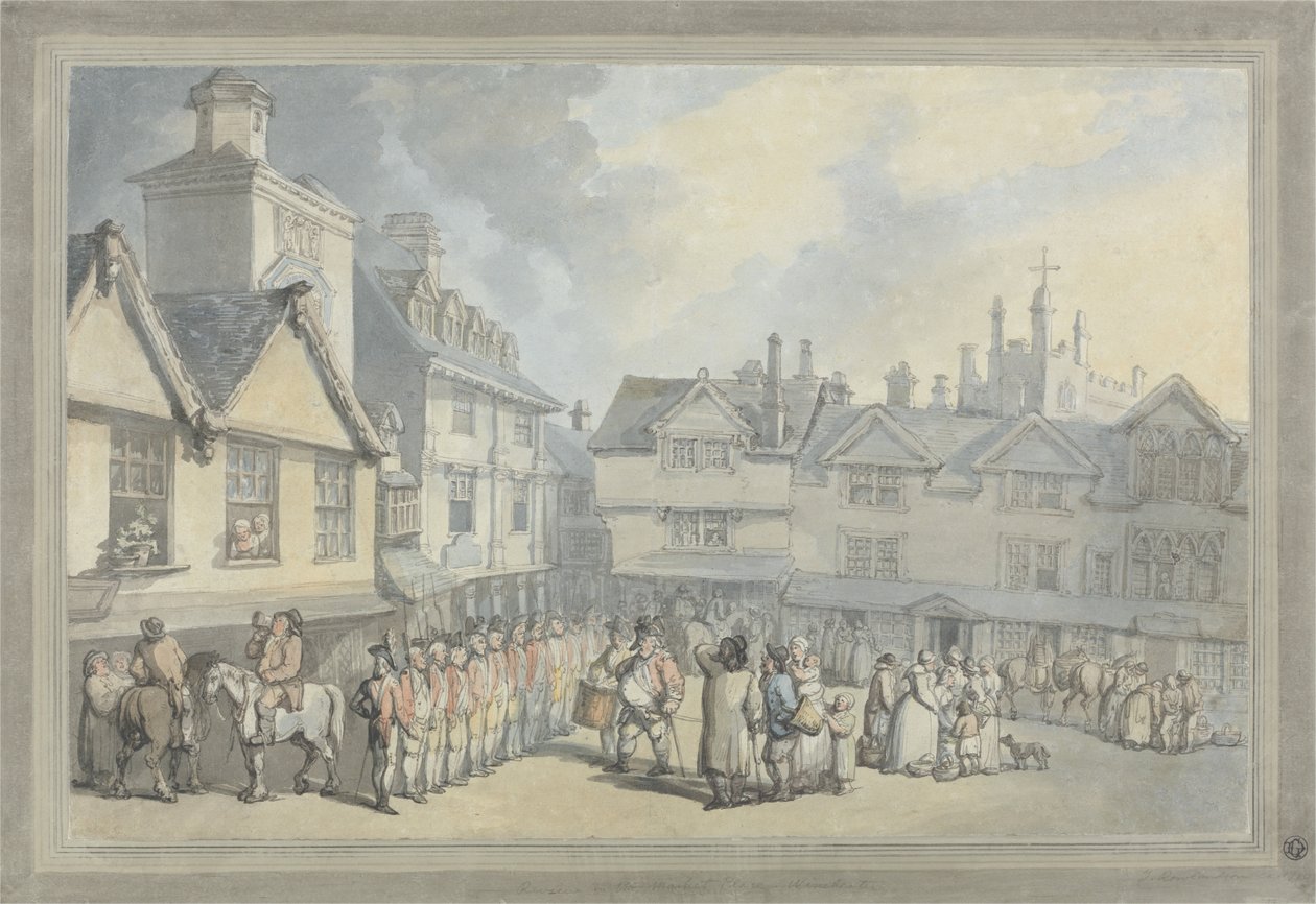Vélemény egy piactéren alkotó: Thomas Rowlandson