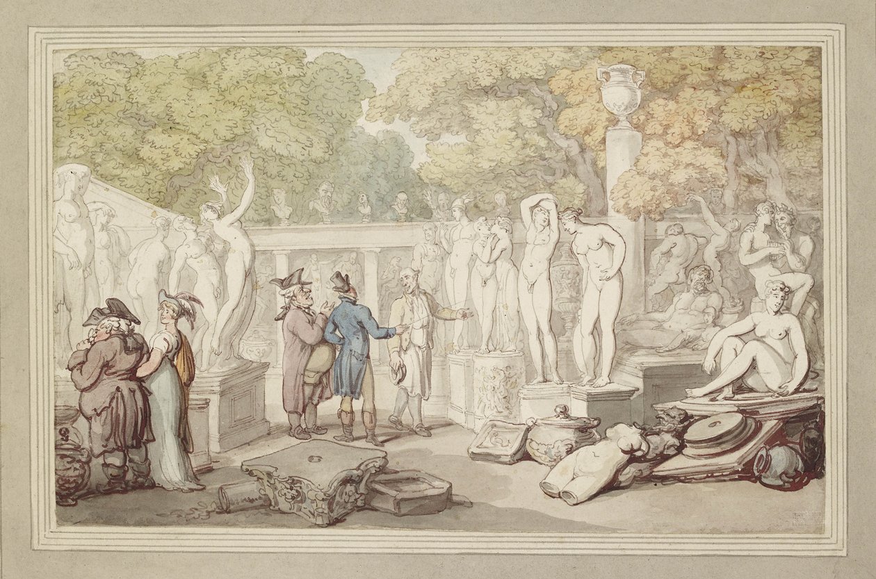 Szoborudvar, 19. század alkotó: Thomas Rowlandson