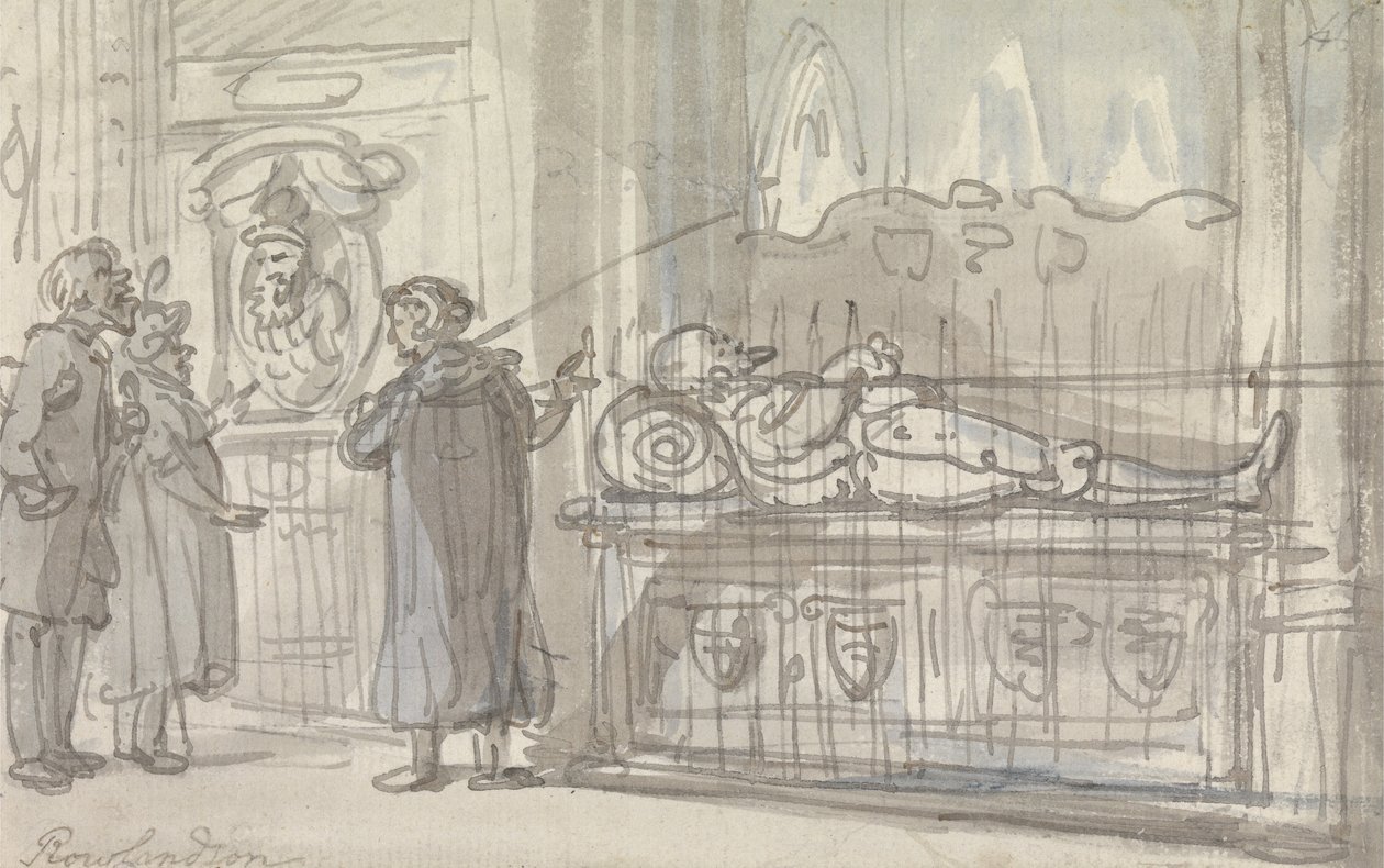 Túra a katedrálisban alkotó: Thomas Rowlandson