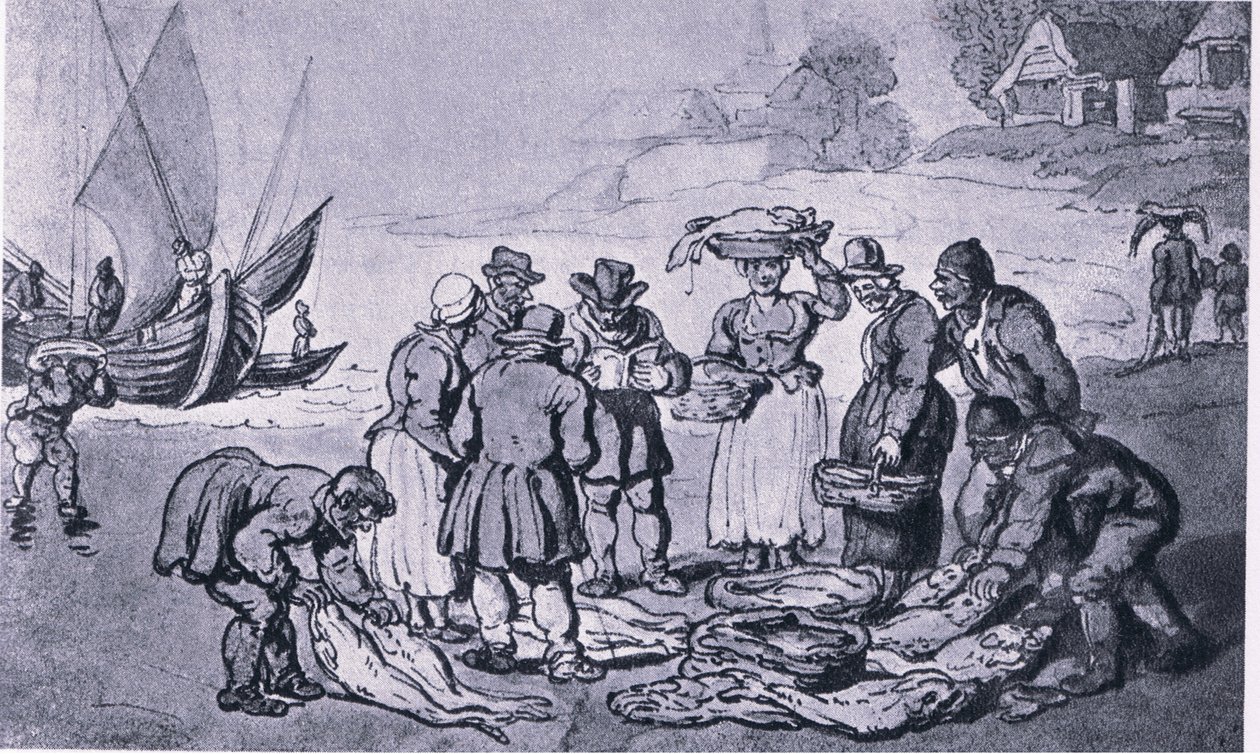 Halpiac a tengerparton alkotó: Thomas Rowlandson