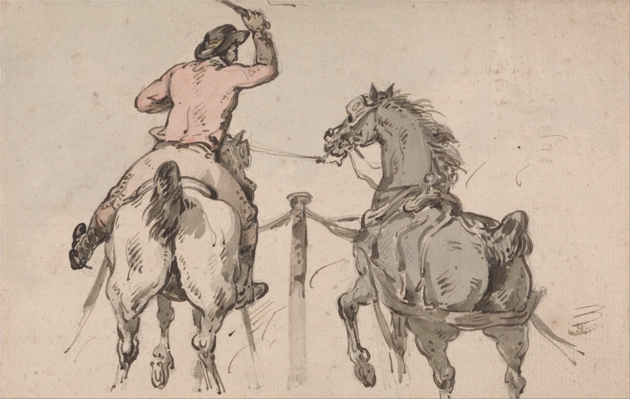 Egy angol postilion alkotó: Thomas Rowlandson