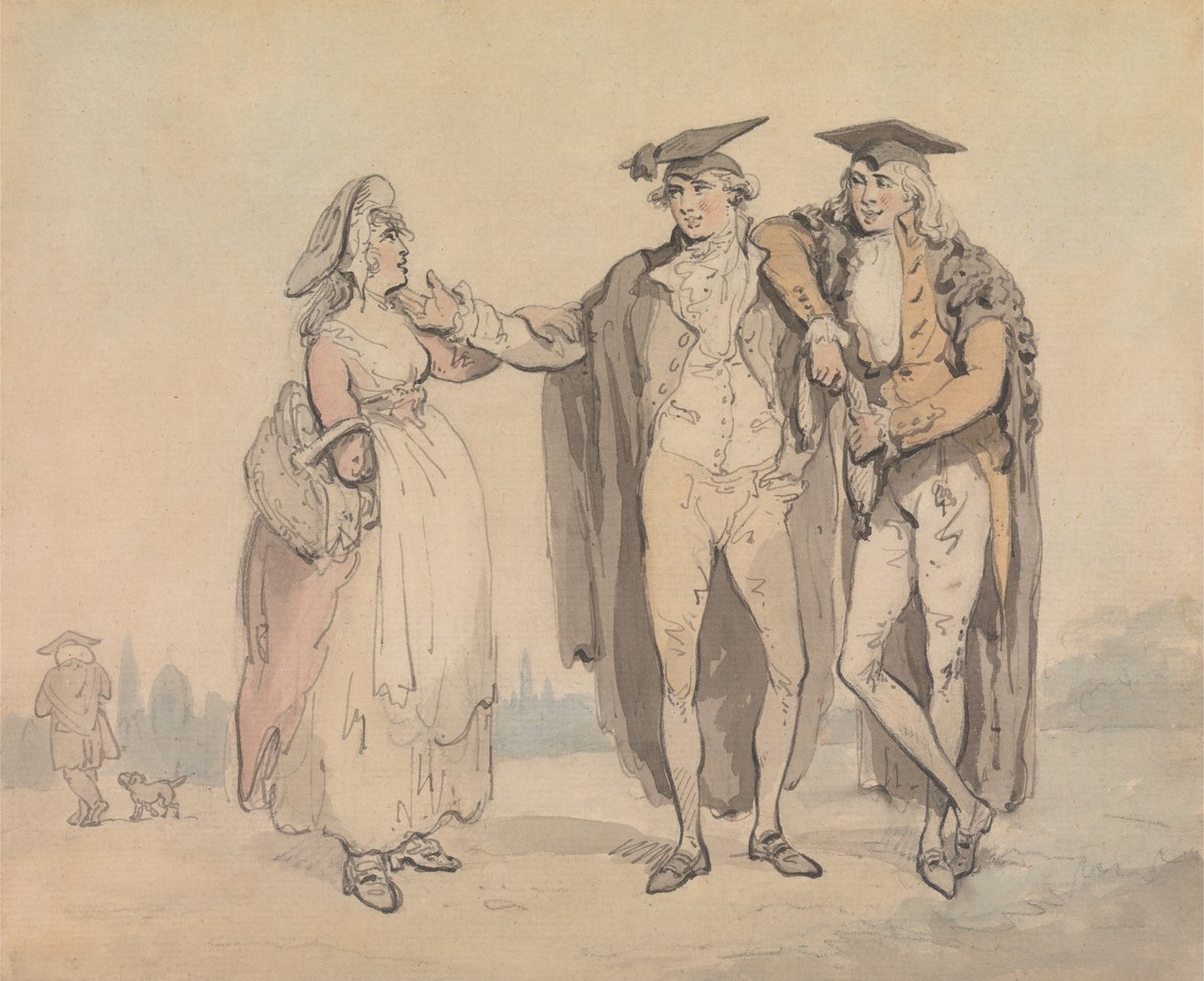 Bucks of the First Head alkotó: Thomas Rowlandson