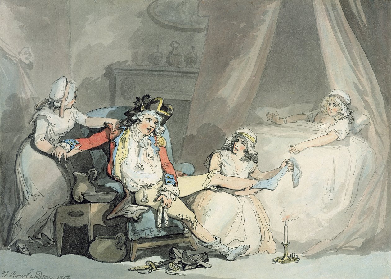 Négy órakor a városban alkotó: Thomas Rowlandson