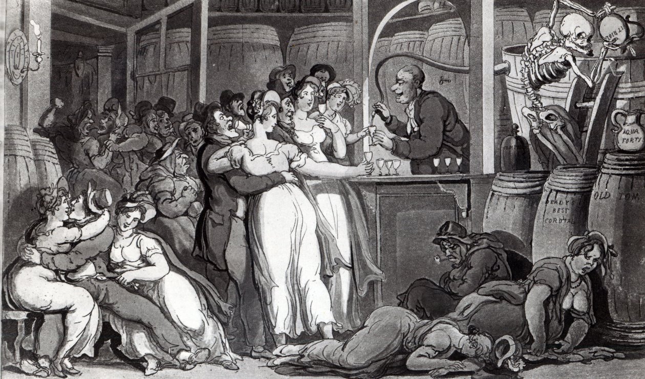 Illusztráció William Combe „The English Dance of Death” című művéből, 1815 (akvatinta) alkotó: Thomas Rowlandson