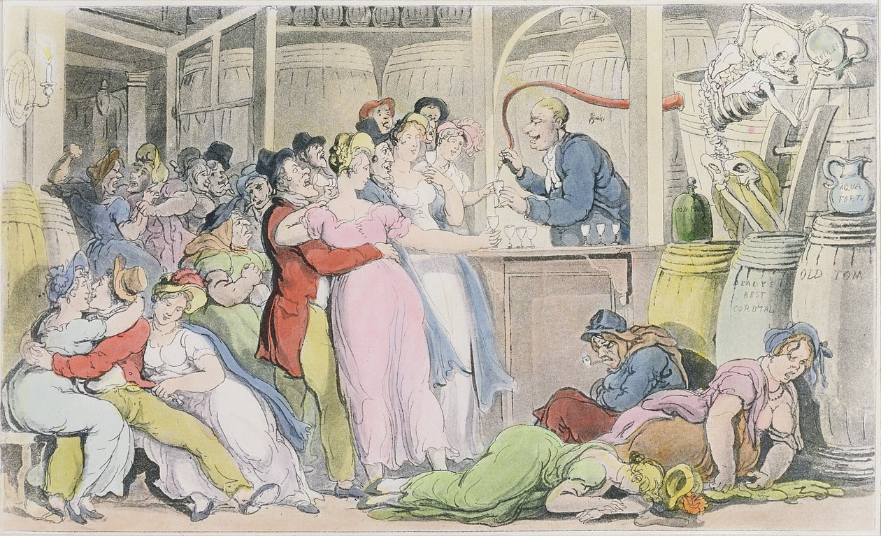 Illusztráció William Combe "The English Dance of Death" című művéből, 1815 (akvatinta) alkotó: Thomas Rowlandson