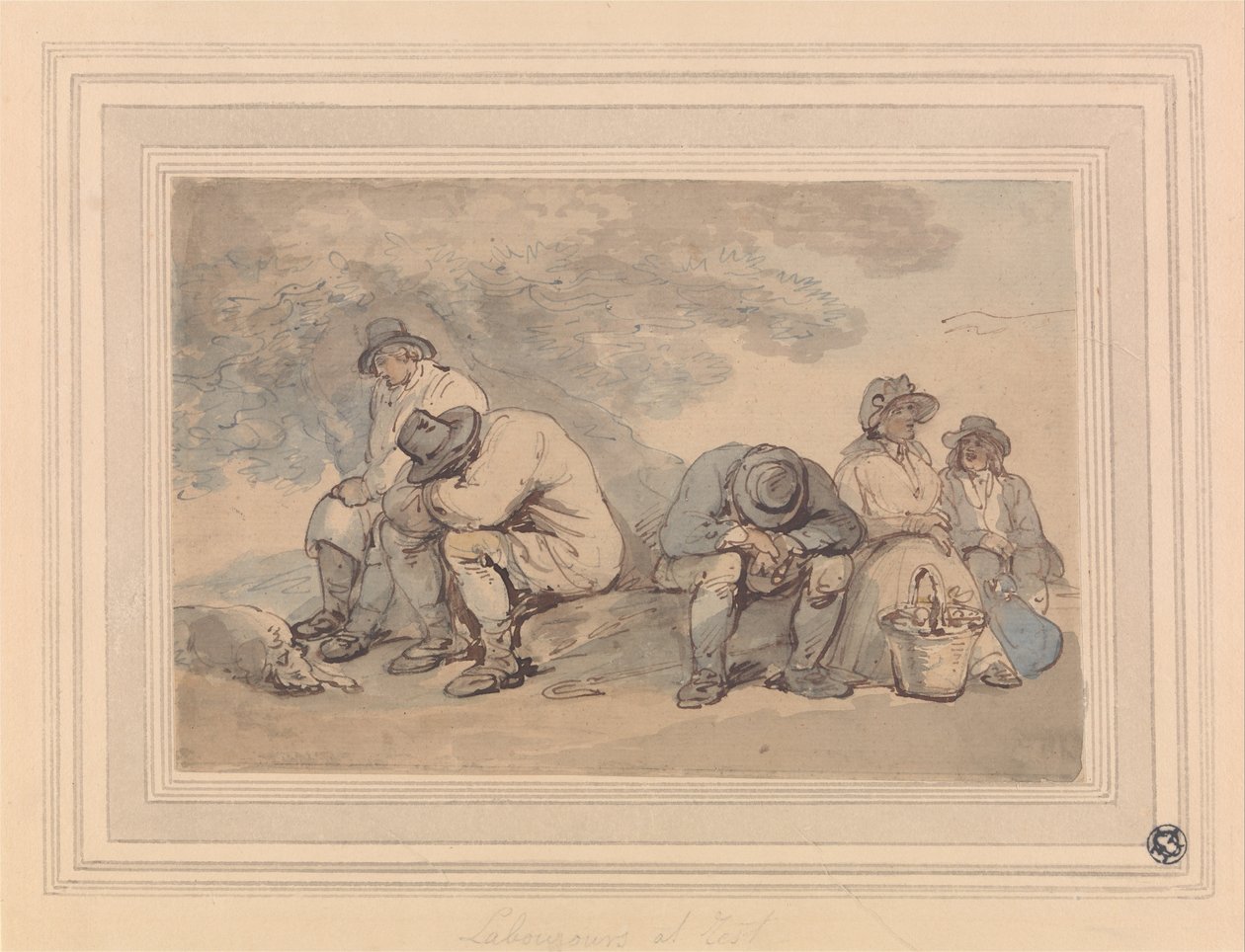 Munkások nyugalomban alkotó: Thomas Rowlandson
