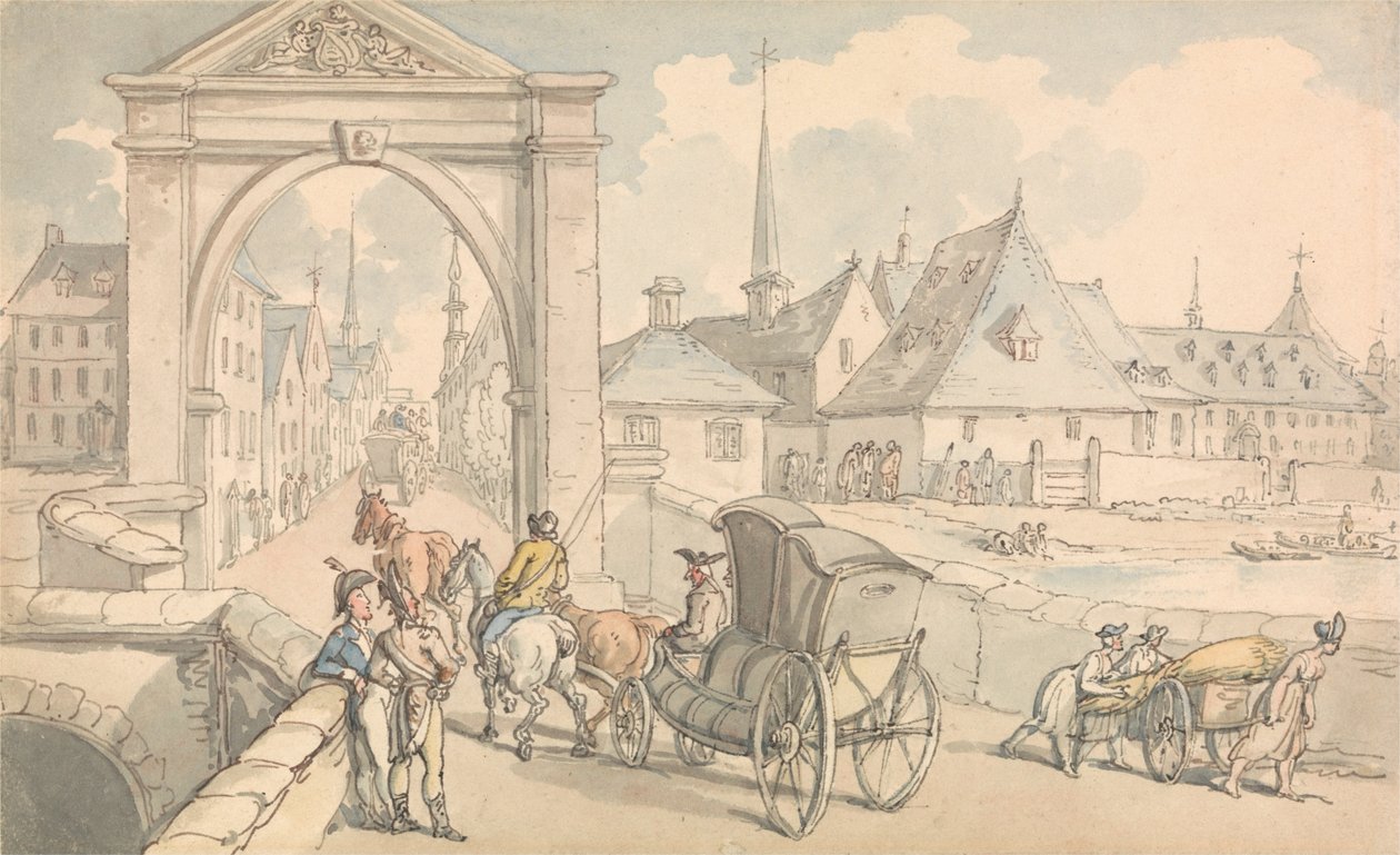 Limbourg, Belgium alkotó: Thomas Rowlandson