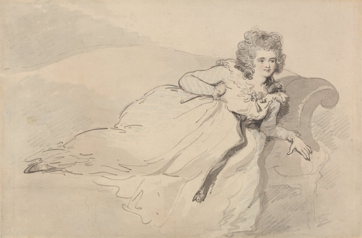 Mrs. Abington alkotó: Thomas Rowlandson