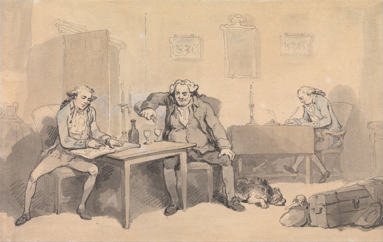 Rowlandson és Wigstead a turnén alkotó: Thomas Rowlandson