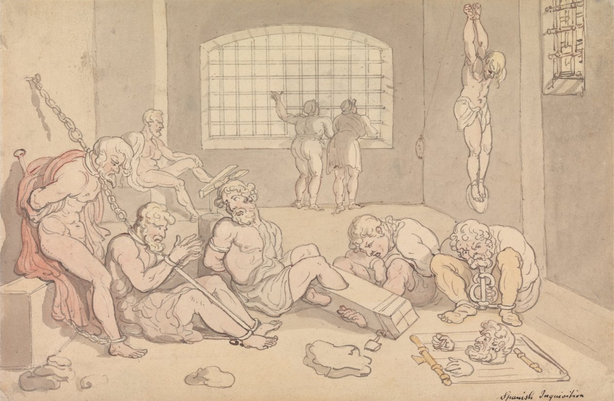Spanyol inkvizíció alkotó: Thomas Rowlandson