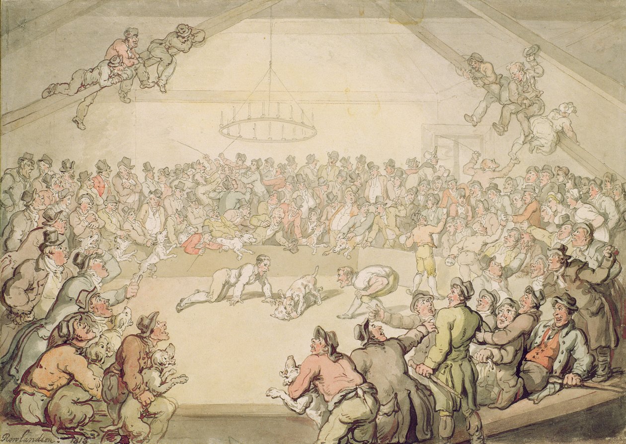 A Kutyaviadal alkotó: Thomas Rowlandson