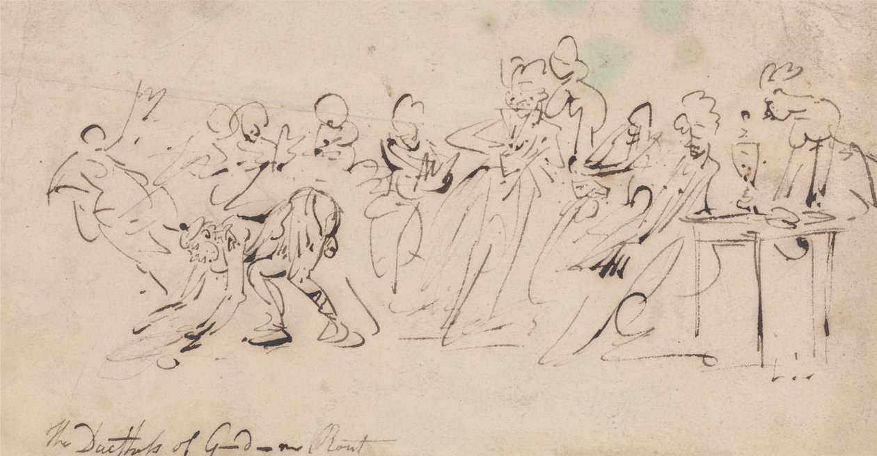 Gordons hercegné útja alkotó: Thomas Rowlandson