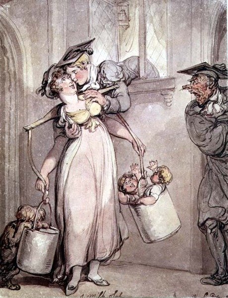 The Milk Sop alkotó: Thomas Rowlandson