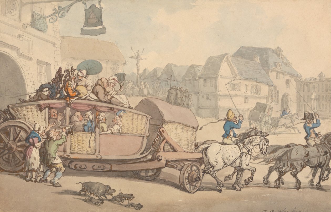 A párizsi szorgalom alkotó: Thomas Rowlandson
