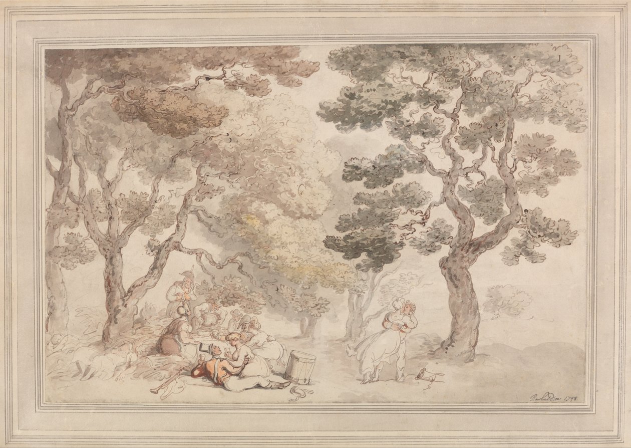 A piknik alkotó: Thomas Rowlandson
