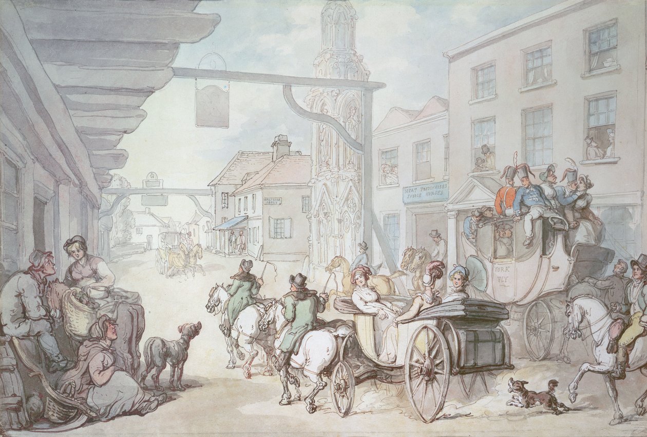 The Post Chaise alkotó: Thomas Rowlandson