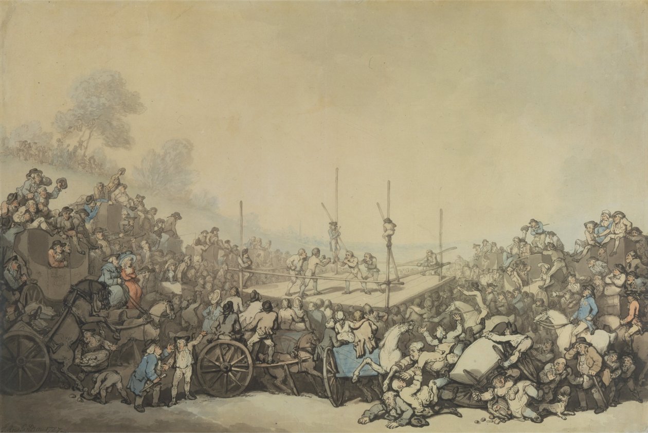 A díjharc alkotó: Thomas Rowlandson
