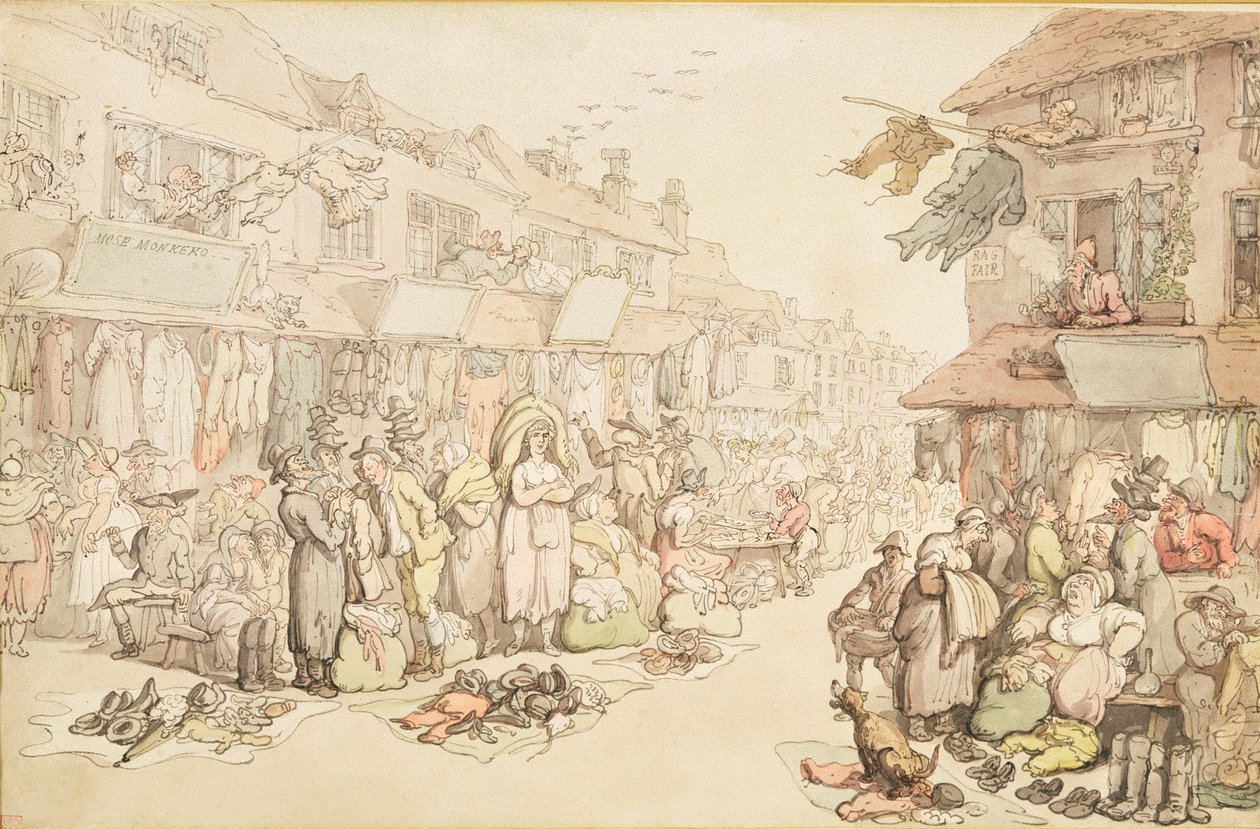 A Rongyvásár alkotó: Thomas Rowlandson