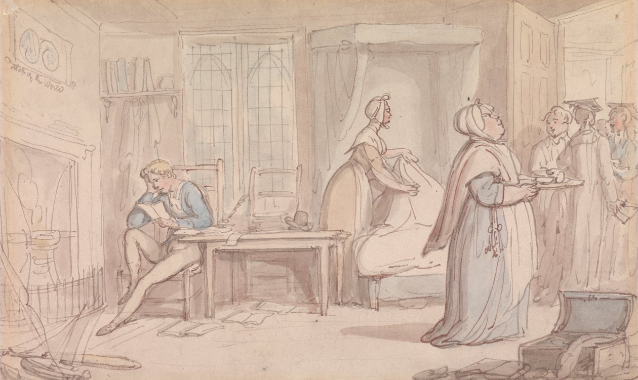 Az egyetemi szoba alkotó: Thomas Rowlandson
