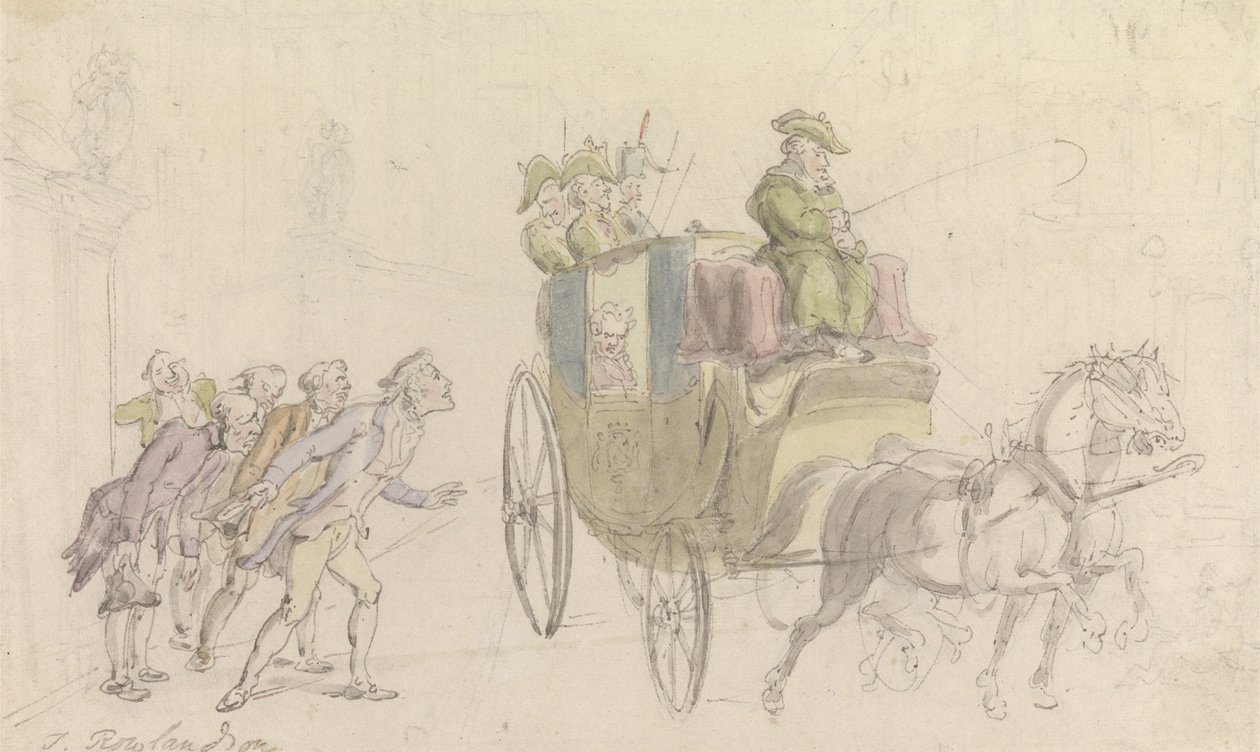 A Wakefield-helynök- Részvétel egy nemesúrnál alkotó: Thomas Rowlandson