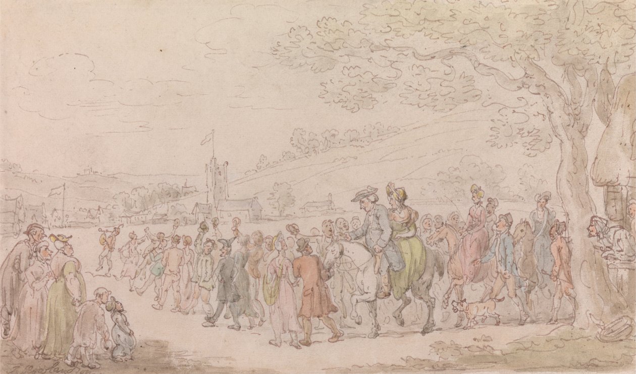 Wakefield vikáriusa- Az üdvözlés alkotó: Thomas Rowlandson