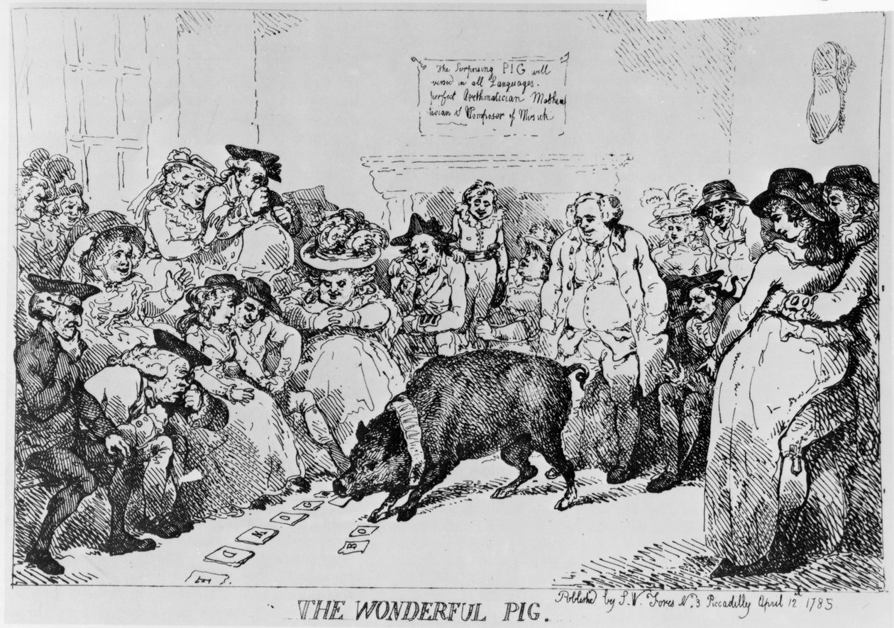 A csodálatos malac, 1785 alkotó: Thomas Rowlandson