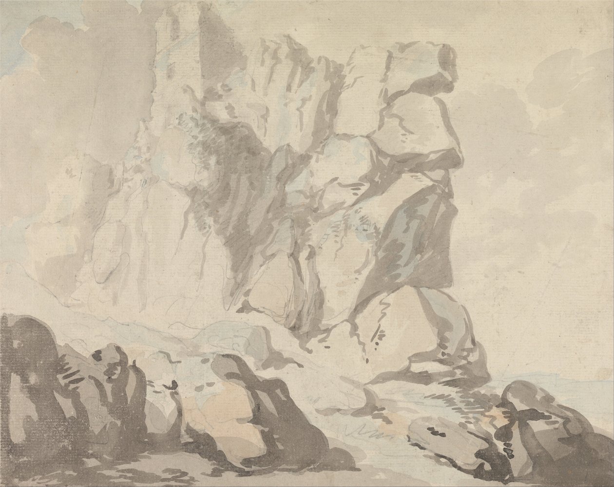 Tintagel kastély alkotó: Thomas Rowlandson