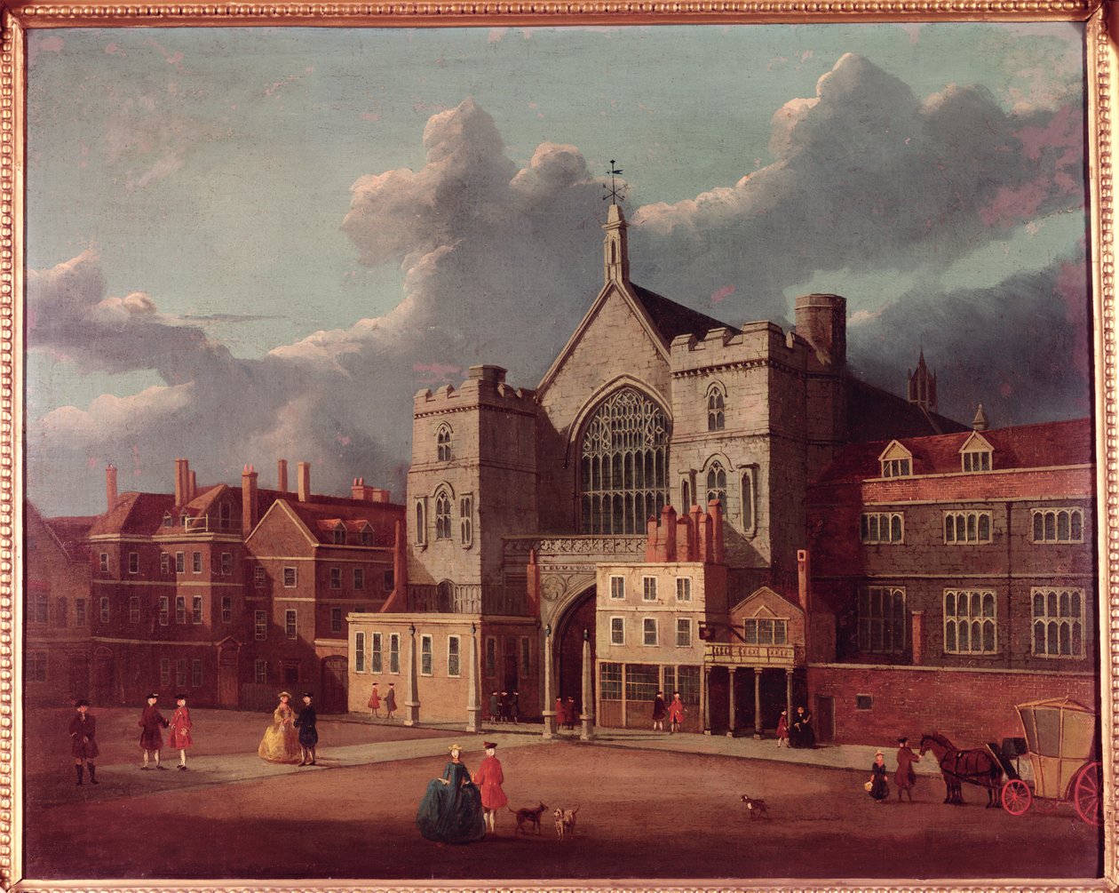 Westminster Hall és a New Palace Yard alkotó: Thomas Sandby